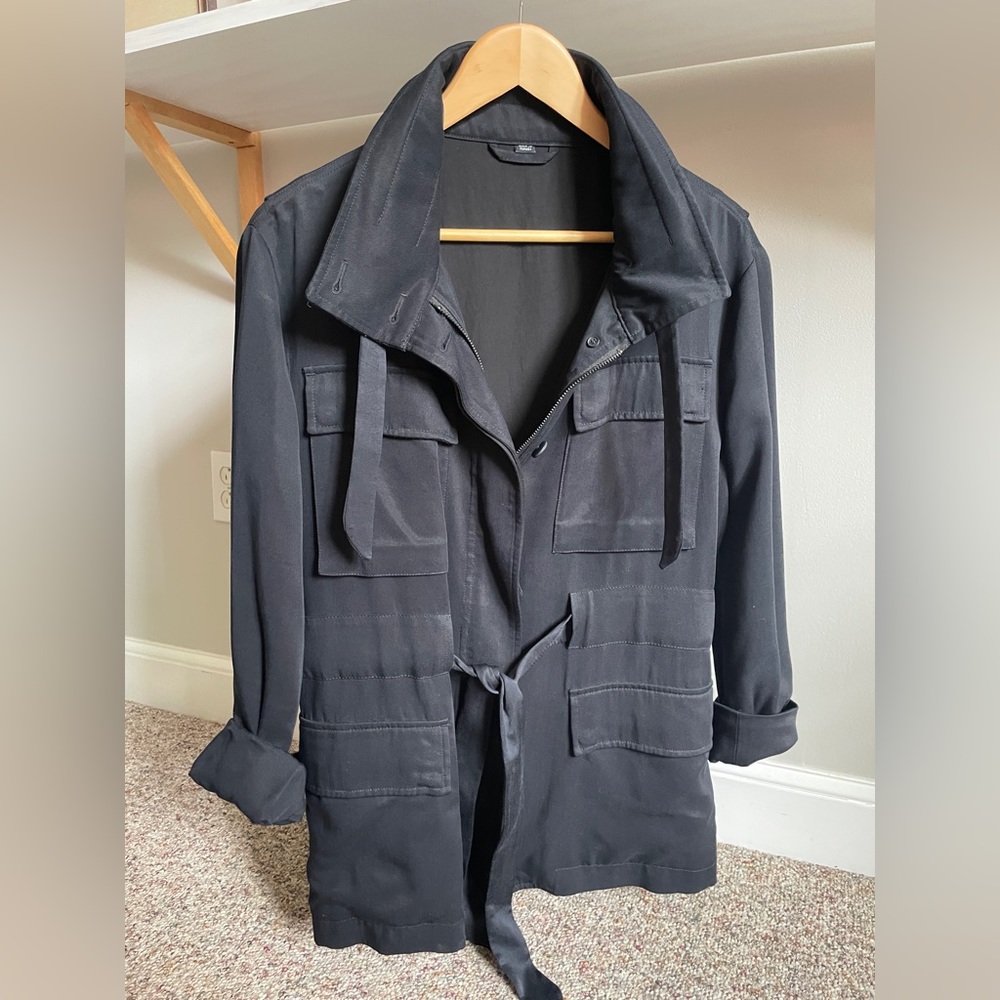 All Saints Aiya drop shoulder jacket